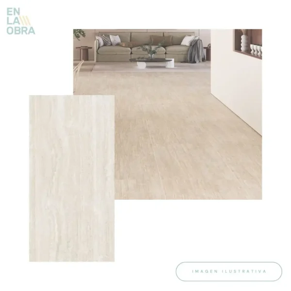 Porcelánico Travertino Navona 62x122 (2.30m2)