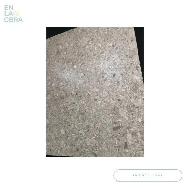 Porcelánico Terrazo Grafite 74x74 (1.62m2) - Imagen 3