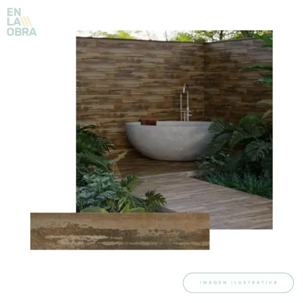 Porcelánico Legno Corten 19x115 (1.91m2)