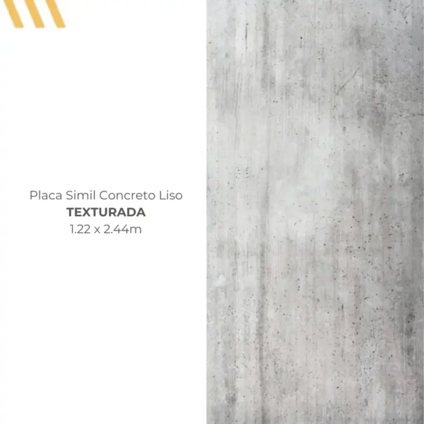Placa Texturada Concreto Liso (1.22x2.44m) - Imagen 2